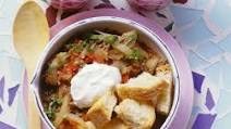 Turkish Lamb Stew with Croutons Turkish Lamb Stew with Croutons