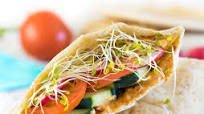 Veggie Hummus Pita Sandwich Veggie Hummus Pita Sandwich