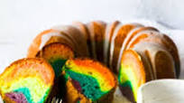 Rainbow Bundt Cake (Using Boxed Cake Mix!) Rainbow Bundt Cake (Using Boxed Cake Mix!)