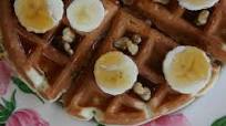 Banana and Walnut Waffles Banana and Walnut Waffles