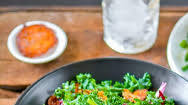 Vegetarian Kale Caesar Salad Vegetarian Kale Caesar Salad