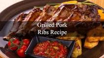 Grilled pork ribs and potatoes Grilled pork ribs and potatoes