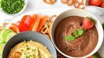 Low FODMAP Hummus - 2 Ways (Classic and Chocolate Dessert) Low FODMAP Hummus - 2 Ways (Classic and Chocolate Dessert)