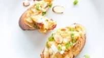 Bacon Almond Cheddar Bruschetta Bacon Almond Cheddar Bruschetta