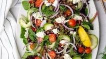 Easy Keto Greek Salad with Ground Lamb Easy Keto Greek Salad with Ground Lamb