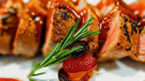 Apricot and Cranberry Stuffed Roast Pork Loin With Port Wine Pan Sauce Apricot and Cranberry Stuffed Roast Pork Loin With Port Wine Pan Sauce