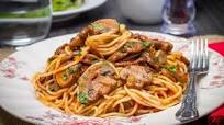 Spaghetti With Mushroom Tomato Sauce Spaghetti With Mushroom Tomato Sauce