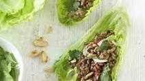 Spicy mince & lettuce cups Spicy mince & lettuce cups