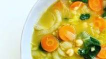 Quick Fennel and Garbanzo Beans Soup Quick Fennel and Garbanzo Beans Soup