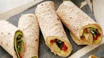 Hummus and Grilled Vegetable Wrap Hummus and Grilled Vegetable Wrap