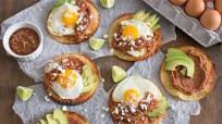 Breakfast Tostadas with Charred Ranchero Salsa Breakfast Tostadas with Charred Ranchero Salsa