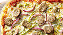 Turkey Sausage Button Pizza Turkey Sausage Button Pizza