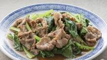 Mustard Spinach and Pork Stir-fry Mustard Spinach and Pork Stir-fry