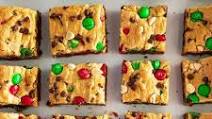M&M Christmas Cookie Bars M&M Christmas Cookie Bars