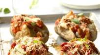 Pepperoni Pizza Baked Potatoes Pepperoni Pizza Baked Potatoes