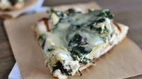 Creamy Spinach Artichoke Pizza Creamy Spinach Artichoke Pizza