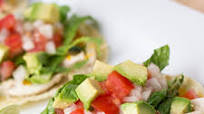Baked Chicken Tostadas Baked Chicken Tostadas
