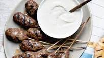 Lamb Kabobs with Tzatziki Sauce Lamb Kabobs with Tzatziki Sauce