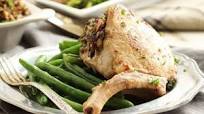 Stuffed Pork Chops with Wild Rice, Date and Apple Stuffing Stuffed Pork Chops with Wild Rice, Date and Apple Stuffing