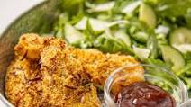Air-Fried Spicy Parmesan Chicken Tenders Air-Fried Spicy Parmesan Chicken Tenders