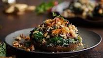 Giant stuffed mushrooms Giant stuffed mushrooms