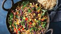 Easy Japanese beef mince stir-fry Easy Japanese beef mince stir-fry