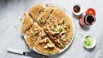 Pan Fried Chicken on Crispy Noodles By Ken Hom Pan Fried Chicken on Crispy Noodles By Ken Hom