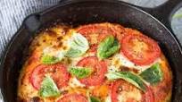 Skillet Margherita Polenta Pizza Skillet Margherita Polenta Pizza