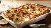 Sicilian Strata (Baked Egg) with Hot Italian Sausage Sicilian Strata (Baked Egg) with Hot Italian Sausage