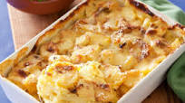 Potato and leek bake Potato and leek bake