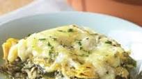 Stacked Chicken Enchiladas with Salsa Verde and Cheese Stacked Chicken Enchiladas with Salsa Verde and Cheese