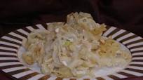Noodles Romanoff with Sour Cream Noodles Romanoff with Sour Cream