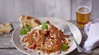 Slow-cooked chicken in tikka masala sauce Slow-cooked chicken in tikka masala sauce