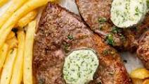 Air Fryer Steak with Easy Herb Butter Air Fryer Steak with Easy Herb Butter