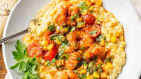 Spicy Shrimp & Fried Corn Spicy Shrimp & Fried Corn