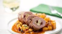 Harvest-Stuffed Pork Tenderloin with sage-roasted butternut squash Harvest-Stuffed Pork Tenderloin with sage-roasted butternut squash