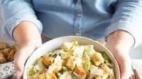 Easy Caesar Salad with Homemade Croutons Easy Caesar Salad with Homemade Croutons