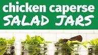 Chicken Caprese Salad Jars Chicken Caprese Salad Jars