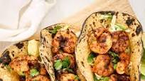 Shrimp Tacos with Cilantro Avocado Slaw Shrimp Tacos with Cilantro Avocado Slaw