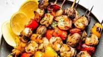Grilled Shrimp Kabobs with Vegetables Recipe Grilled Shrimp Kabobs with Vegetables Recipe