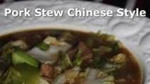Pork Stew Chinese Style Pork Stew Chinese Style