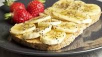 Tostadas con plátano Tostadas con plátano