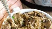 Instant Pot Brown Rice with Mushrooms Instant Pot Brown Rice with Mushrooms