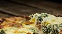 Crustless Bacon, Spinach and Mushroom Quiche Crustless Bacon, Spinach and Mushroom Quiche