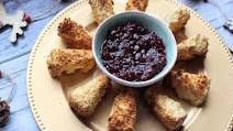 Air-fried Crispy Camembert Wedges with Cranberry Sauce Air-fried Crispy Camembert Wedges with Cranberry Sauce