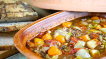 Baked Beef Stew in a Clay Pot Baked Beef Stew in a Clay Pot