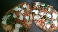 Goat Cheese, Spinach, Bruschetta Naan Pizza Goat Cheese, Spinach, Bruschetta Naan Pizza