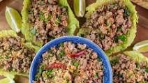 Pork Larb Lettuce Cups Pork Larb Lettuce Cups