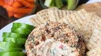 Vegan Bruschetta Cheese Ball Vegan Bruschetta Cheese Ball