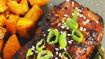 Best Damn Asian Air Fryer Salmon (Sweet and Spicy) Best Damn Asian Air Fryer Salmon (Sweet and Spicy)